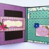 Sparkling Aqua Themed Scrapbook Album image Sparkling Aqua Themed Scrapbook Album image