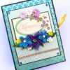 Sparkling Aqua Themed Scrapbook Album image Sparkling Aqua Themed Scrapbook Album image