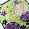 Sparkling Purple Handmade Flowers Greeting Card image Sparkling Purple Handmade Flowers Greeting Card image