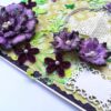 Sparkling Purple Handmade Flowers Greeting Card image Sparkling Purple Handmade Flowers Greeting Card image