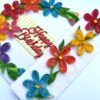 Multicolored Quilled Mini Scrapbook Greeting Card image Multicolored Quilled Mini Scrapbook Greeting Card image