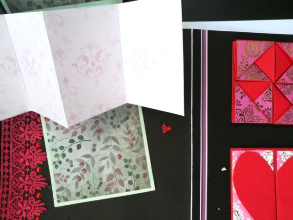 Too Much Love Sweetheart mini scrapbook card image Too Much Love Sweetheart mini scrapbook card image