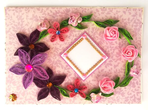 Purple Themed Greeting Card image Purple Themed Greeting Card image