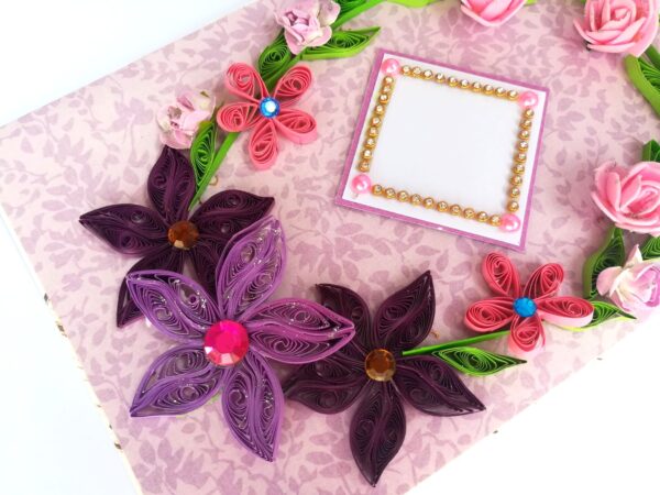Purple Themed Greeting Card image Purple Themed Greeting Card image