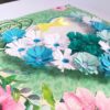 White and Blue Quilled Flowers in Heart Greeting Card image White and Blue Quilled Flowers in Heart Greeting Card image