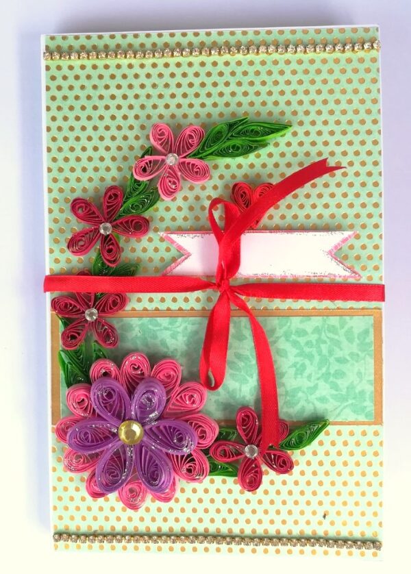 Sparkling Handmade Card/ Mini Scrapbook Gift image Sparkling Handmade Card/ Mini Scrapbook Gift image