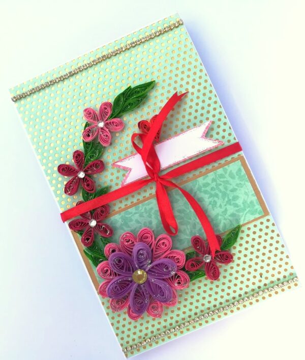 Sparkling Handmade Card/ Mini Scrapbook Gift image Sparkling Handmade Card/ Mini Scrapbook Gift image