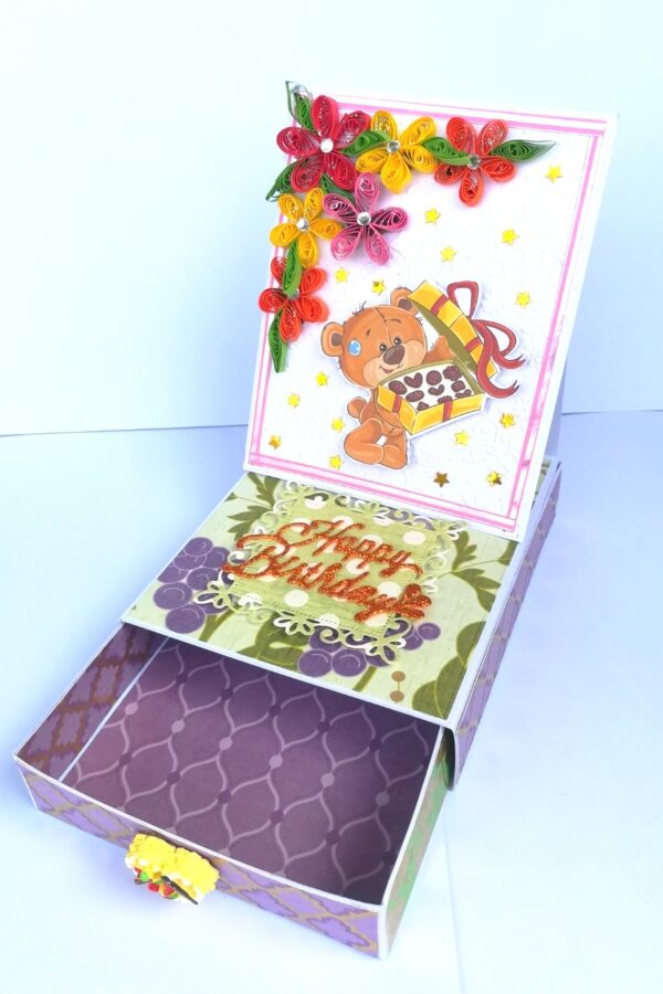 Card With Drawer Gift Greeting Card image Card With Drawer Gift Greeting Card image