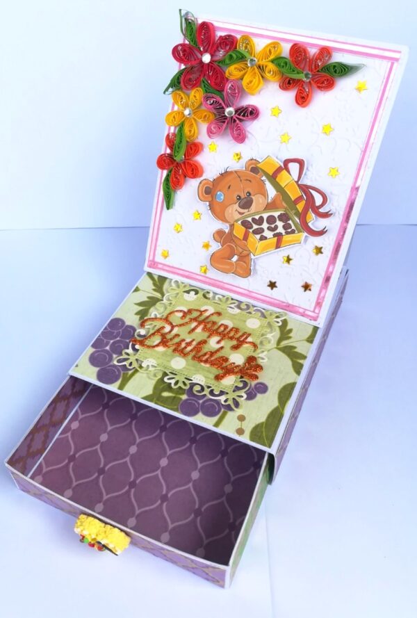 Card With Drawer Gift Greeting Card image Card With Drawer Gift Greeting Card image