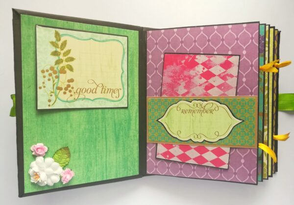 Multicolored Quilled Scrapbook All Occassion image Multicolored Quilled Scrapbook All Occassion image