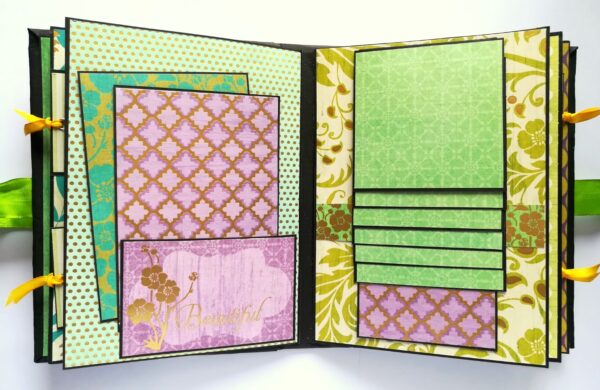 Multicolored Quilled Scrapbook All Occassion image Multicolored Quilled Scrapbook All Occassion image