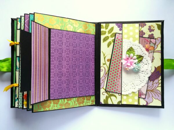 Multicolored Quilled Scrapbook All Occassion image Multicolored Quilled Scrapbook All Occassion image