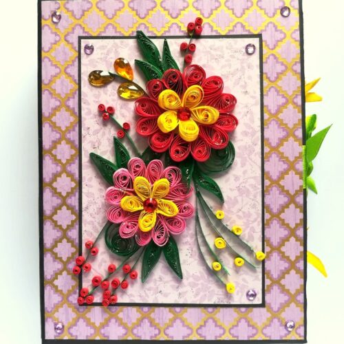 Multicolored Quilled Scrapbook All Occassion image