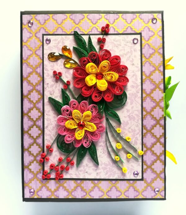 Multicolored Quilled Scrapbook All Occassion image Multicolored Quilled Scrapbook All Occassion image