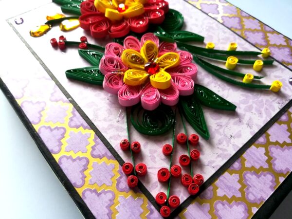 Multicolored Quilled Scrapbook All Occassion image Multicolored Quilled Scrapbook All Occassion image