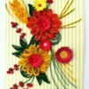 Yellow and Orange Quilled Greeting Card image Yellow and Orange Quilled Greeting Card image