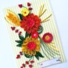 Yellow and Orange Quilled Greeting Card image Yellow and Orange Quilled Greeting Card image