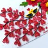Quilled Love Tree With Birds Greeting Card image Quilled Love Tree With Birds Greeting Card image
