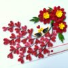 Quilled Love Tree With Birds Greeting Card image Quilled Love Tree With Birds Greeting Card image