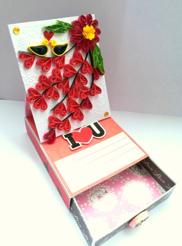 Love Card With Drawer Gift Greeting Gift image Love Card With Drawer Gift Greeting Gift image