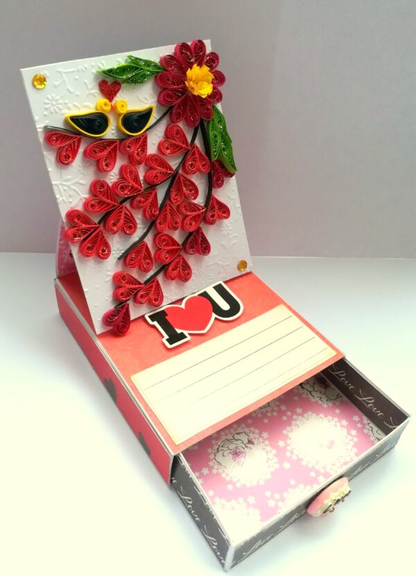Love Card With Drawer Gift Greeting Gift image Love Card With Drawer Gift Greeting Gift image
