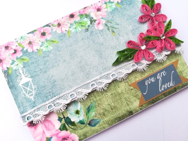 Handmade Paper Clutch Bag Mini Scrapbook image Handmade Paper Clutch Bag Mini Scrapbook image
