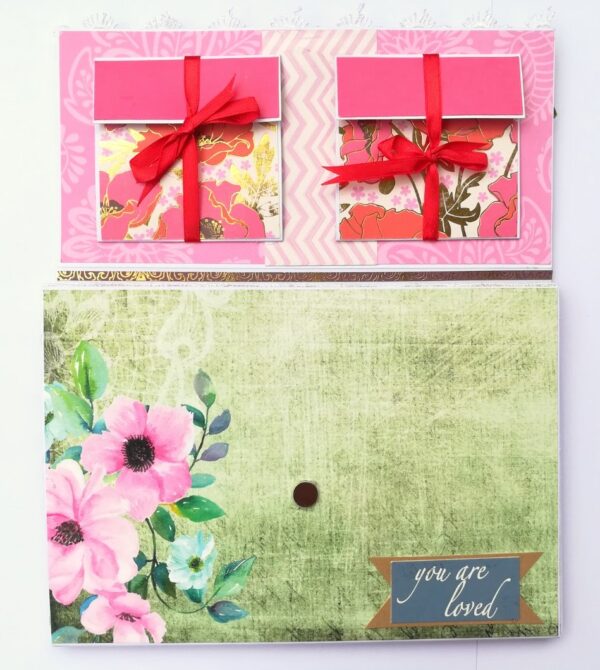 Handmade Paper Clutch Bag Mini Scrapbook image Handmade Paper Clutch Bag Mini Scrapbook image