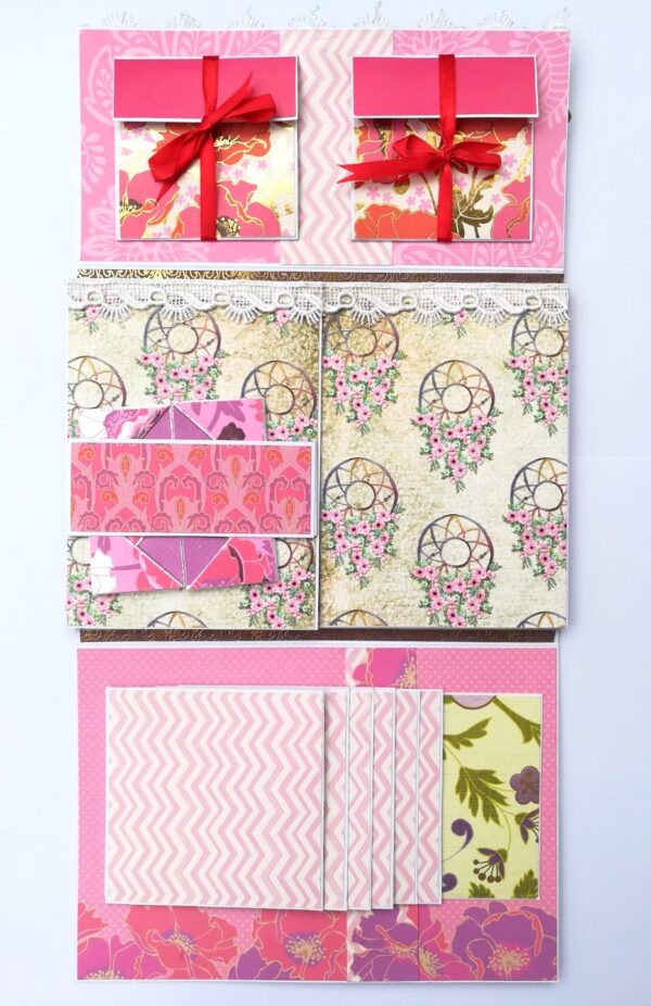 Handmade Paper Clutch Bag Mini Scrapbook image Handmade Paper Clutch Bag Mini Scrapbook image