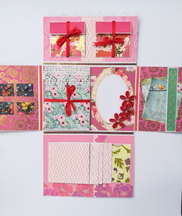 Handmade Paper Clutch Bag Mini Scrapbook image Handmade Paper Clutch Bag Mini Scrapbook image
