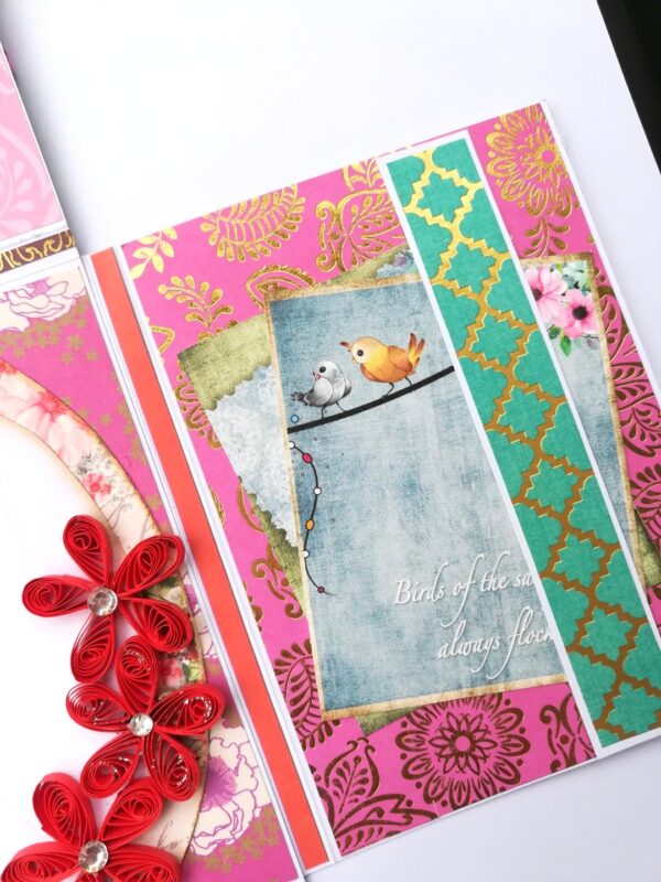 Handmade Paper Clutch Bag Mini Scrapbook image Handmade Paper Clutch Bag Mini Scrapbook image