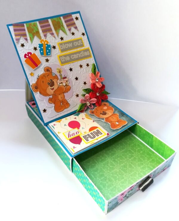 Card With Drawer Gift Greeting Card image Card With Drawer Gift Greeting Card image