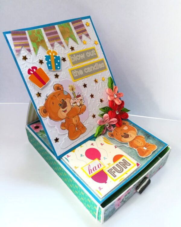 Card With Drawer Gift Greeting Card image Card With Drawer Gift Greeting Card image
