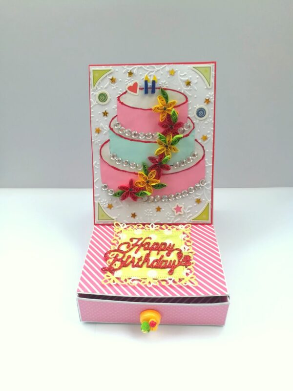 Card With Drawer Gift Greeting Card image Card With Drawer Gift Greeting Card image