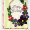 Purple Themed Quilled Greeting Card image Purple Themed Quilled Greeting Card image