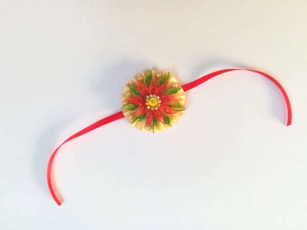 Quilled Rakhi - Design 11 image Quilled Rakhi - Design 11 image