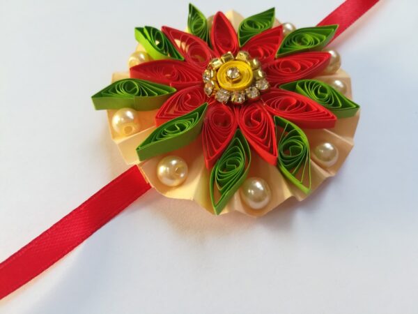 Quilled Rakhi - Design 11 image Quilled Rakhi - Design 11 image