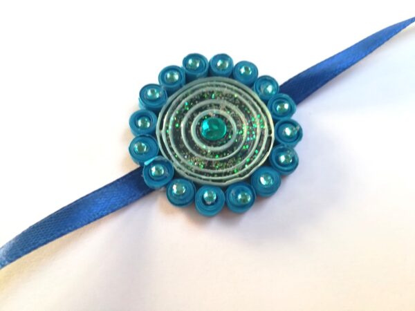 Quilled Rakhi - Design 6 image Quilled Rakhi - Design 6 image