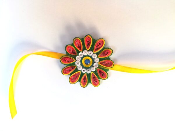 Quilled Rakhi - Design 5 image Quilled Rakhi - Design 5 image
