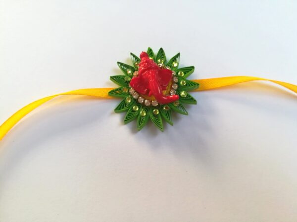 Quilled Rakhi - Design 7 image Quilled Rakhi - Design 7 image