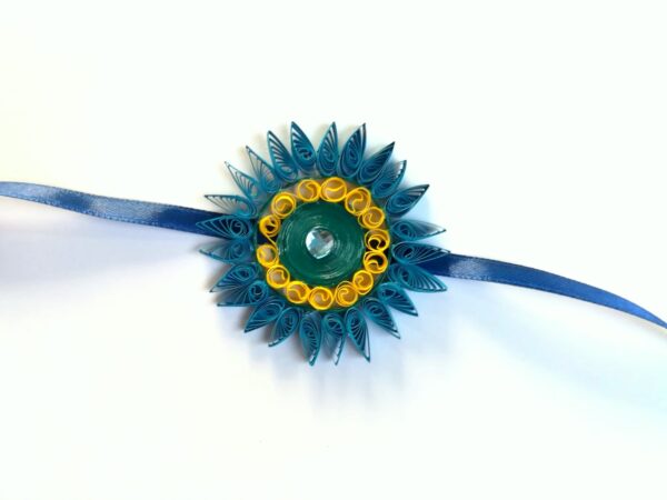 Quilled Rakhi - Design 4 image Quilled Rakhi - Design 4 image