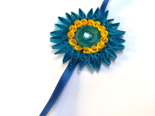 Quilled Rakhi - Design 4 image Quilled Rakhi - Design 4 image