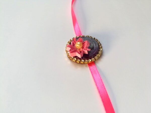 Quilled Rakhi - Design 9 image Quilled Rakhi - Design 9 image