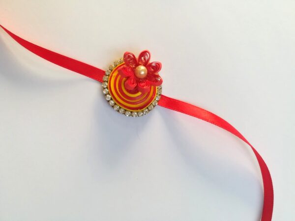 Quilled Rakhi - Design 10 image Quilled Rakhi - Design 10 image