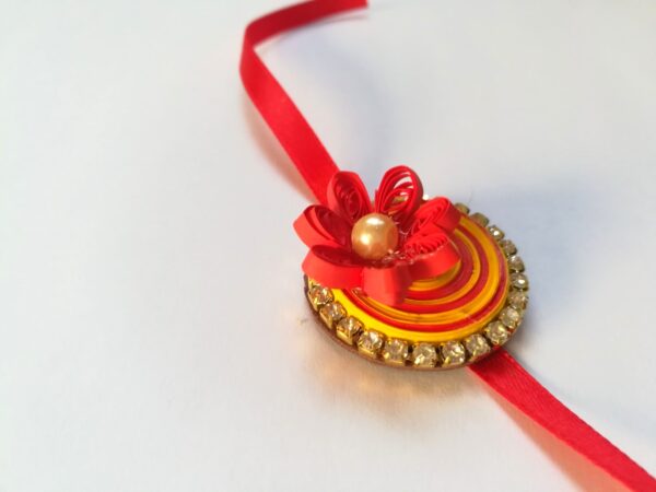 Quilled Rakhi - Design 10 image Quilled Rakhi - Design 10 image