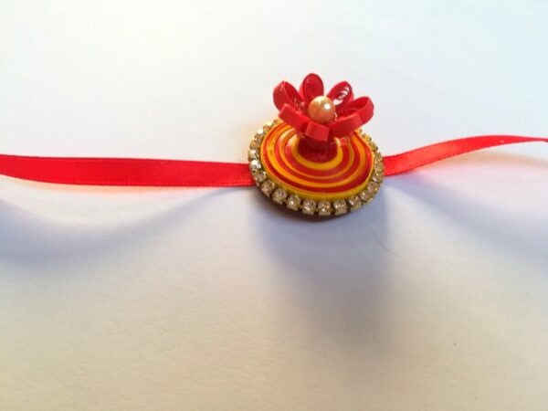 Quilled Rakhi - Design 10 image Quilled Rakhi - Design 10 image