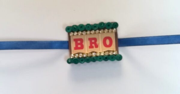 Quilled Rakhi - Design 1 image Quilled Rakhi - Design 1 image