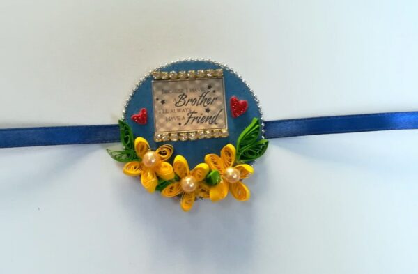 Quilled Rakhi - Design 2 image Quilled Rakhi - Design 2 image