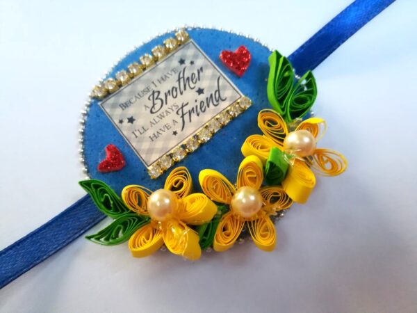 Quilled Rakhi - Design 2 image Quilled Rakhi - Design 2 image