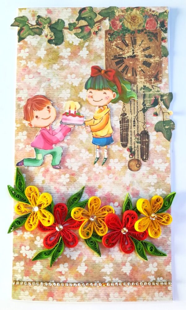 Quilled Design All Occassion Greeting Card image Quilled Design All Occassion Greeting Card image