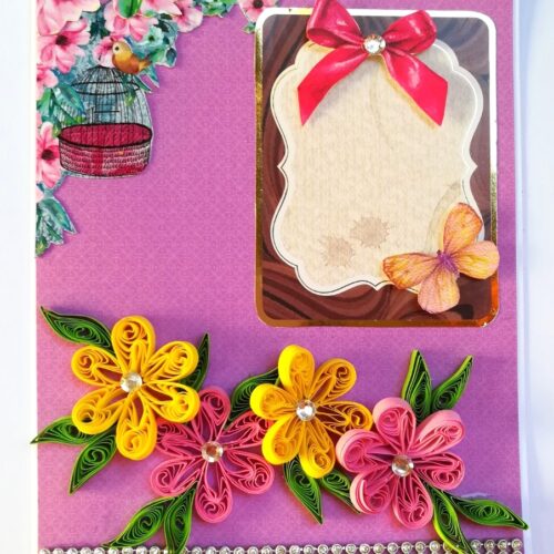 Purple Themed Greeting Card - D1 image